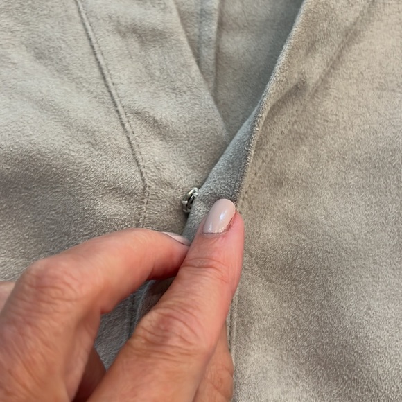 Waverly Grey liberant faux suede cap sleeve top. In excellent condition. - Picture 6 of 6